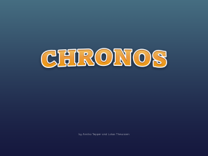 Bild - Chronos 2019 - Ladebildschirm