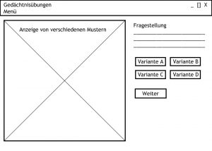 Wireframe für "Paare finden"