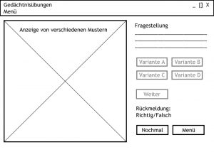 Wireframe für "Paare finden"