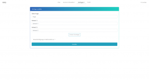 Screenshot Umfrage erstellen - Desktop Version